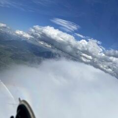 Flugwegposition um 15:45:46: Aufgenommen in der Nähe von Tauplitz, 8982 Tauplitz, Österreich in 2564 Meter